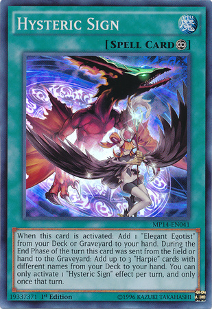 Hysteric Sign [MP14-EN041] Super Rare | The CG Realm