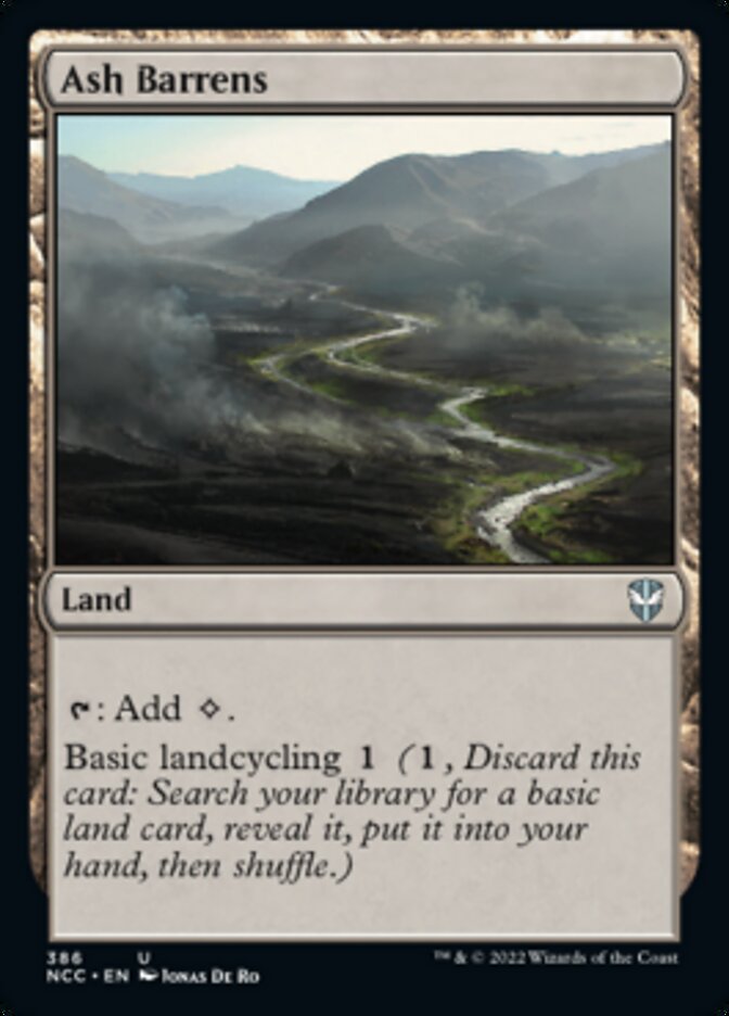 Ash Barrens [Streets of New Capenna Commander] | The CG Realm