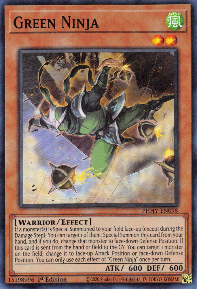 Green Ninja [PHHY-EN098] Super Rare | The CG Realm