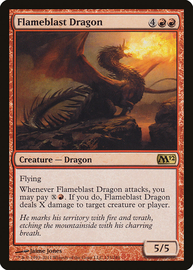 Flameblast Dragon [Magic 2012] | The CG Realm