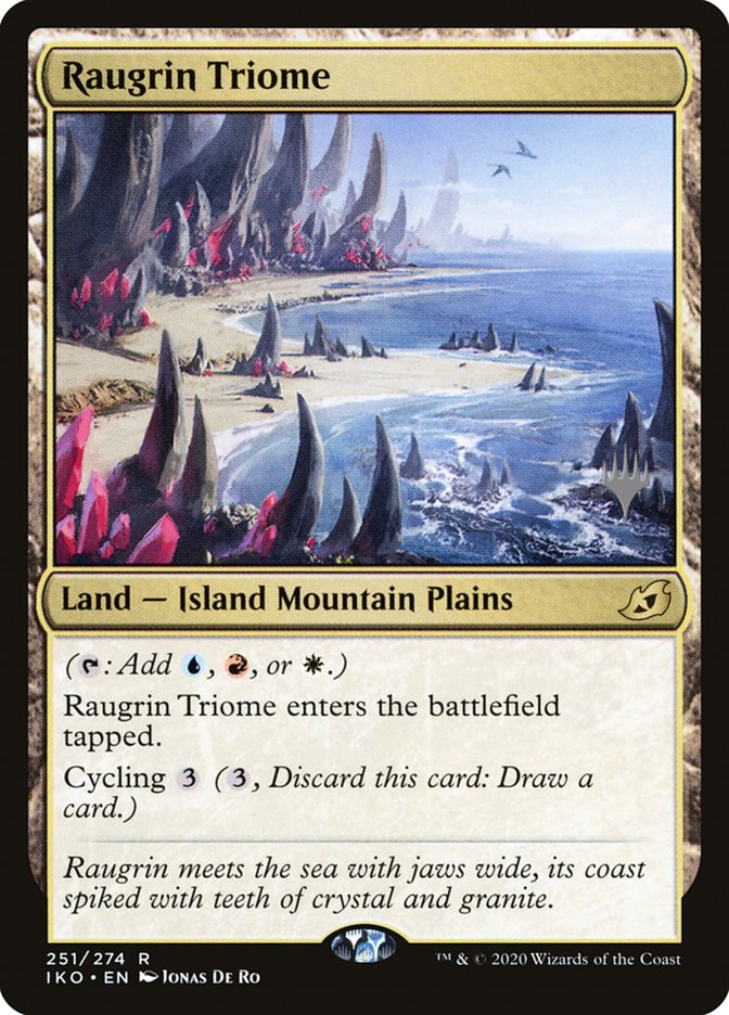 Raugrin Triome (Promo Pack) [Ikoria: Lair of Behemoths Promos] | The CG Realm