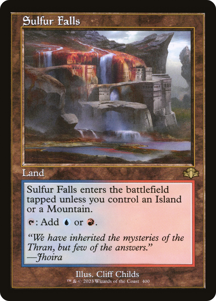 Sulfur Falls (Retro) [Dominaria Remastered] | The CG Realm