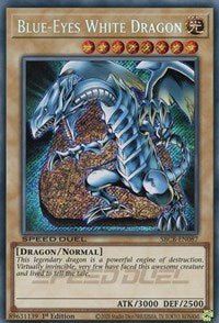 Blue-Eyes White Dragon (Secret) [SBCB-EN087] Secret Rare | The CG Realm