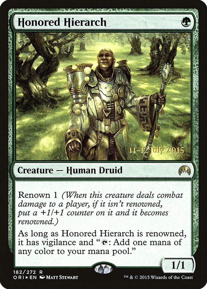 Honored Hierarch [Magic Origins Prerelease Promos] | The CG Realm