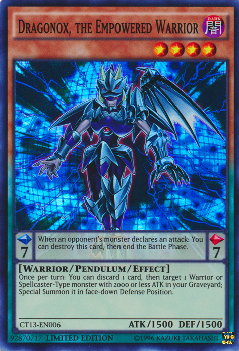 Dragonox, the Empowered Warrior [CT13-EN006] Super Rare | The CG Realm