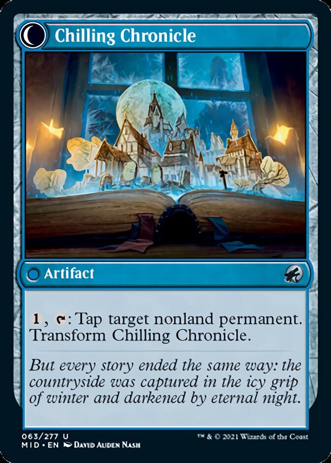 Mysterious Tome (MID-063) - Innistrad: Midnight Hunt: (Double Faced Transform)