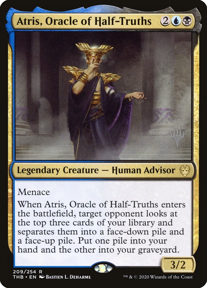 Atris, Oracle of Half-Truths (Promo Pack) [Theros Beyond Death Promos] | The CG Realm