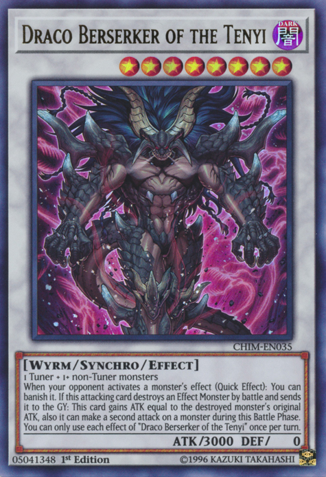 Draco Berserker of the Tenyi [CHIM-EN035] Ultra Rare | The CG Realm