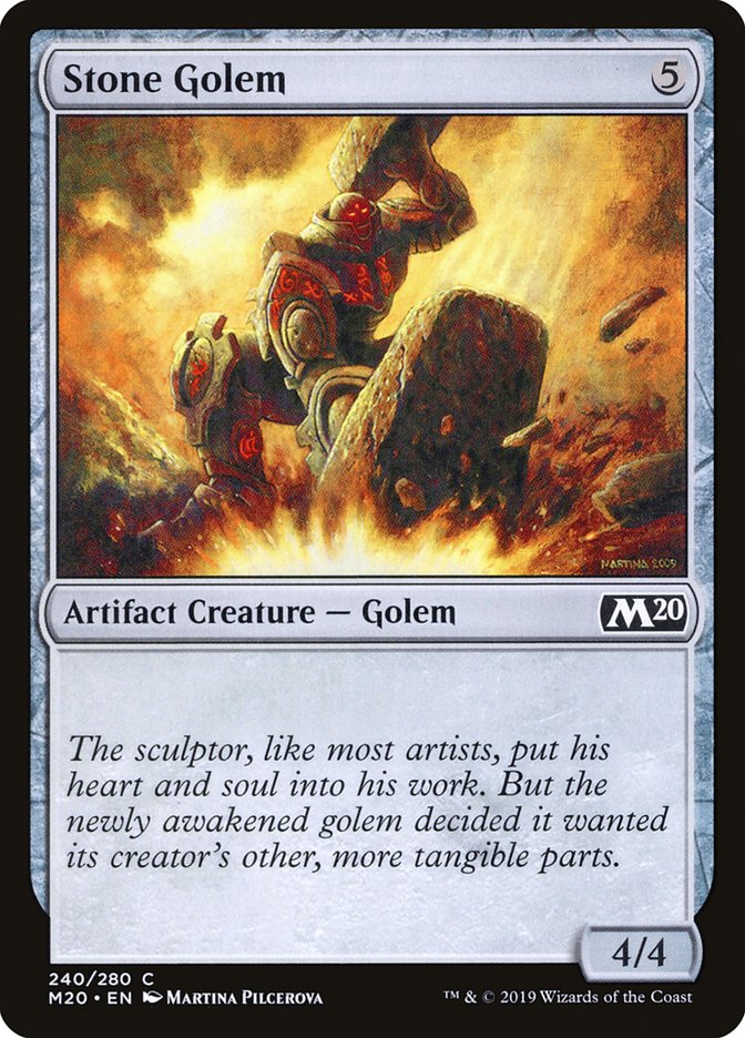 Stone Golem [Core Set 2020] | The CG Realm