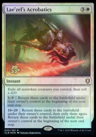 Lae'zel's Acrobatics [Commander Legends: Battle for Baldur's Gate Prerelease Promos] | The CG Realm
