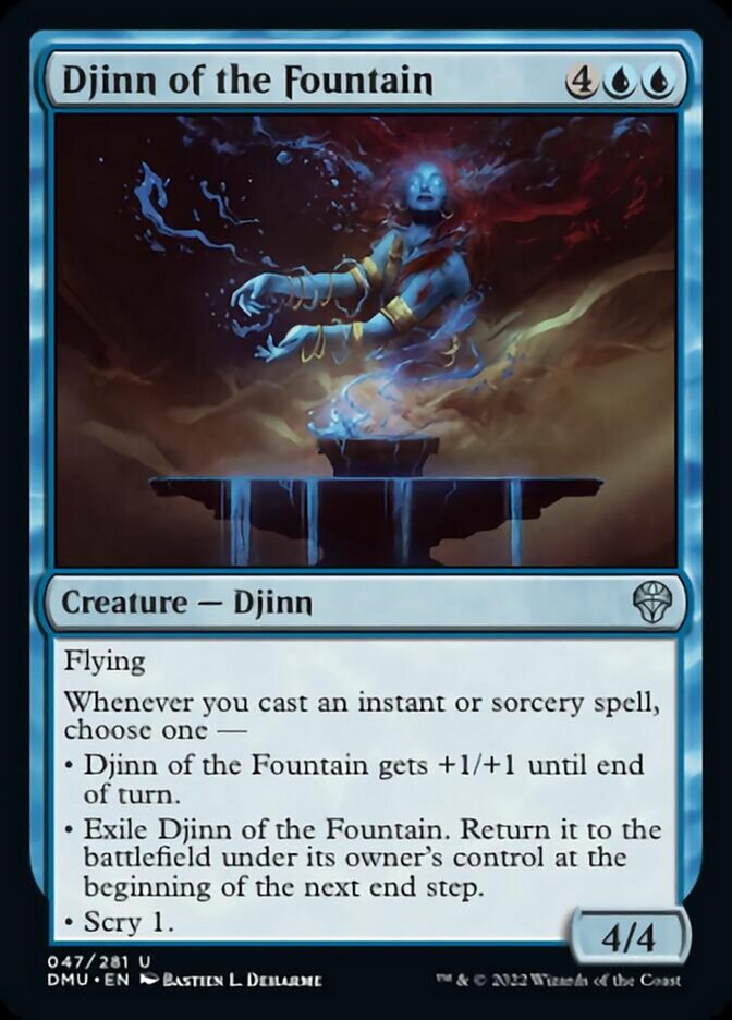 Djinn of the Fountain [Dominaria United] | The CG Realm