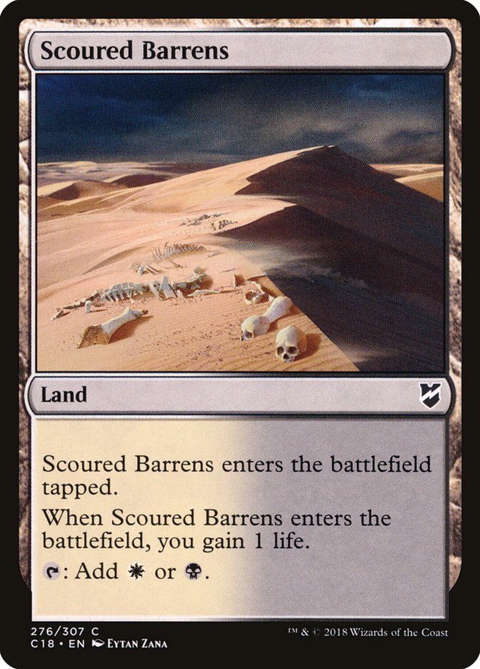 Scoured Barrens [Commander 2018] | The CG Realm