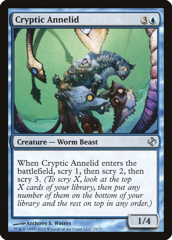 Cryptic Annelid [Duel Decks: Venser vs. Koth] | The CG Realm