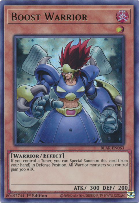 Boost Warrior [BLAR-EN063] Ultra Rare | The CG Realm