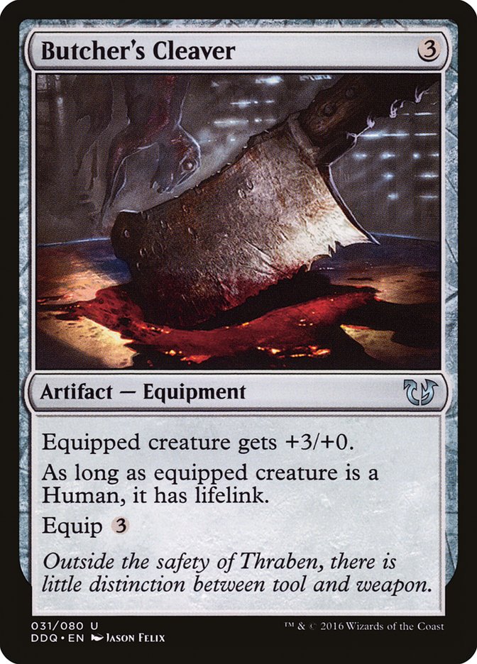 Butcher's Cleaver [Duel Decks: Blessed vs. Cursed] | The CG Realm