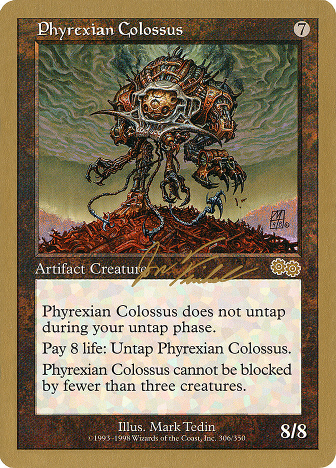 Phyrexian Colossus (Jon Finkel) [World Championship Decks 2000] | The CG Realm