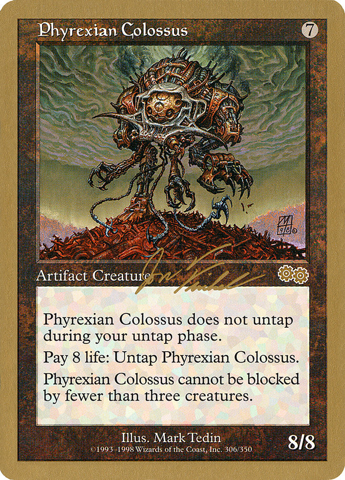 Phyrexian Colossus (Jon Finkel) [World Championship Decks 2000] | The CG Realm