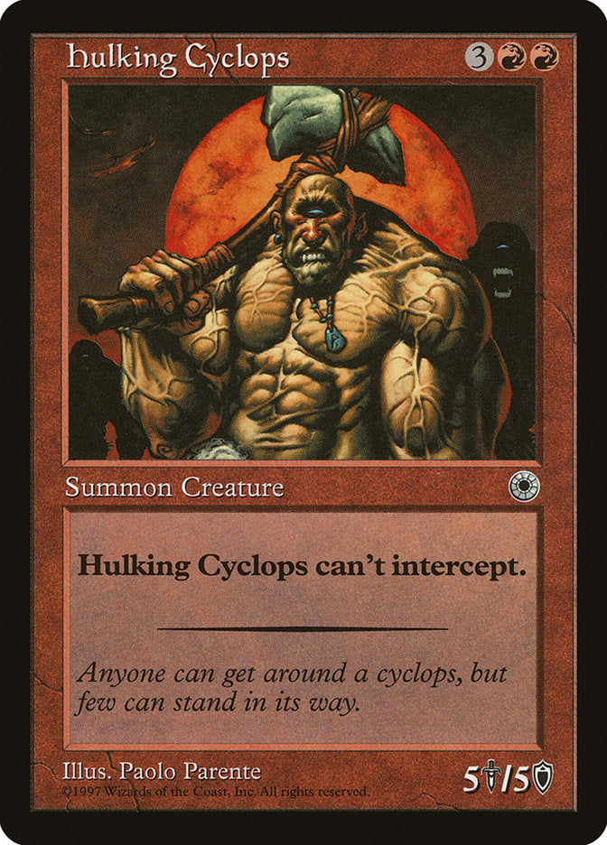 Hulking Cyclops [Portal] | The CG Realm