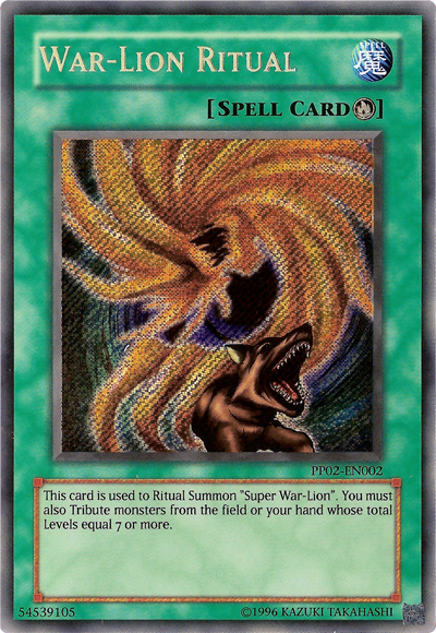 War-Lion Ritual [PP02-EN002] Secret Rare | The CG Realm