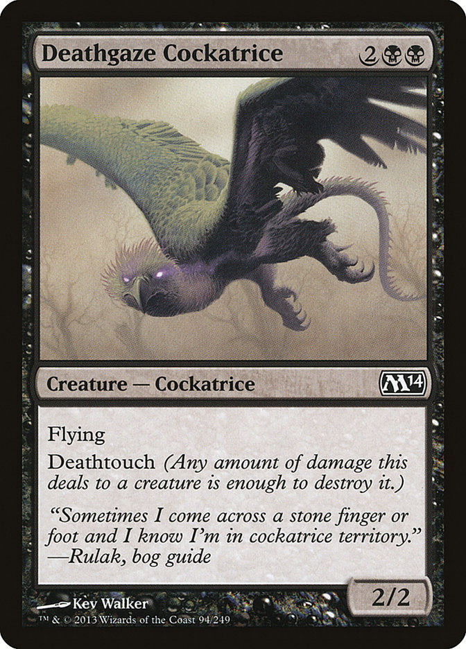 Deathgaze Cockatrice [Magic 2014] | The CG Realm