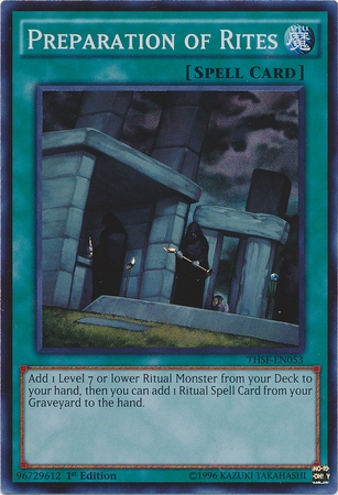 Preparation of Rites [THSF-EN053] Super Rare | The CG Realm