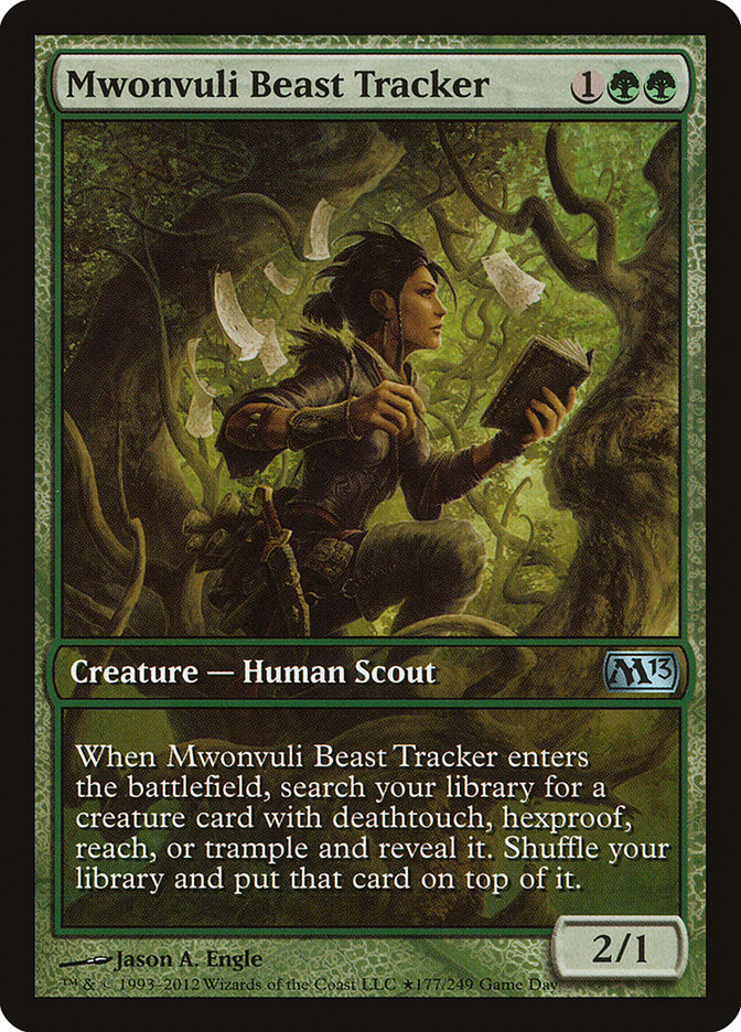 Mwonvuli Beast Tracker (Game Day) [Magic 2013 Promos] | The CG Realm