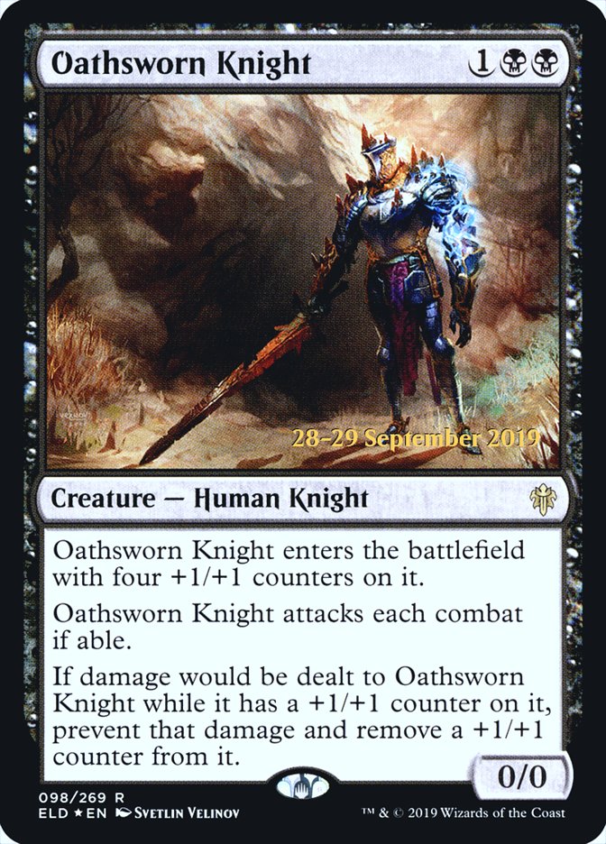 Oathsworn Knight [Throne of Eldraine Prerelease Promos] | The CG Realm