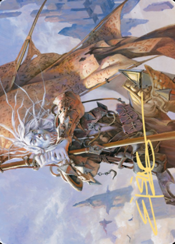 Sea Gate Banneret Art Card (Gold-Stamped Signature) [Zendikar Rising Art Series] | The CG Realm