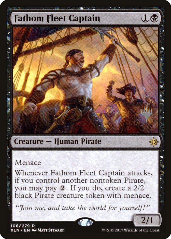 Fathom Fleet Captain (Promo Pack) [Ixalan Promos] | The CG Realm