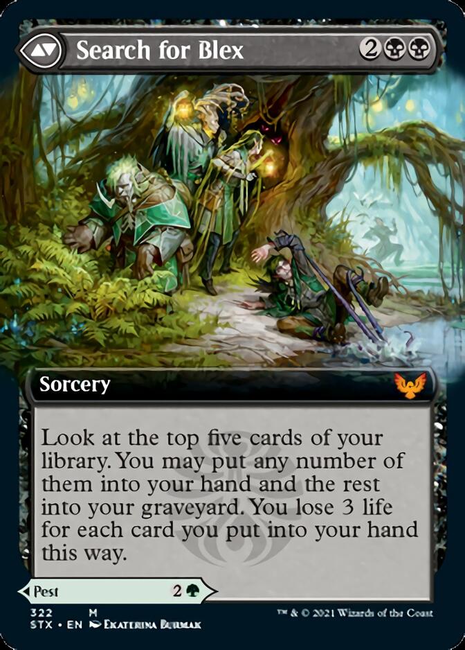 Blex, Vexing Pest (Extended Art) (STX-322) - Strixhaven: School of Mages: (Extended Art)