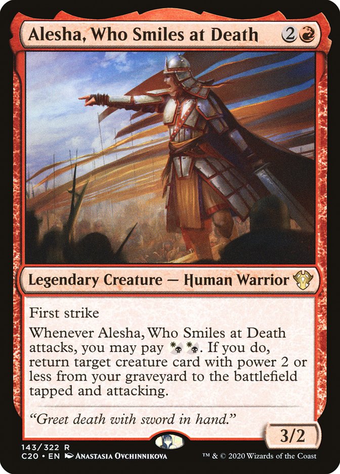 Alesha, Who Smiles at Death [Commander 2020] | The CG Realm
