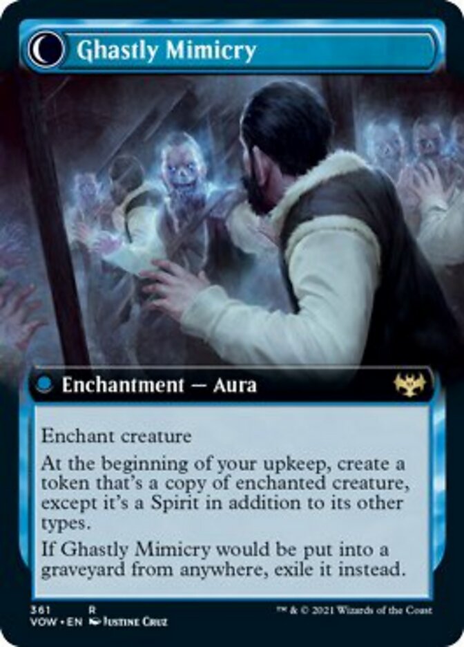 Mirrorhall Mimic (Extended Art) (VOW-361) - Innistrad: Crimson Vow: (Extended Art, Double Faced Transform)