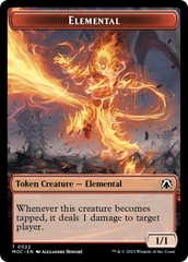 Elemental (22) // Elemental (9) Double-Sided Token [March of the Machine Commander Tokens] | The CG Realm