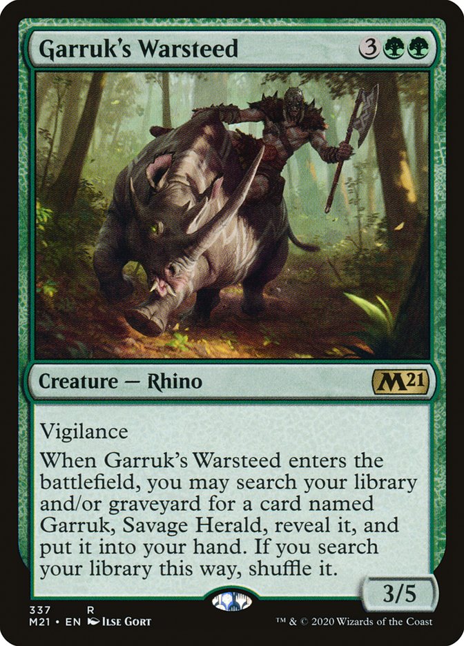 Garruk's Warsteed [Core Set 2021] | The CG Realm