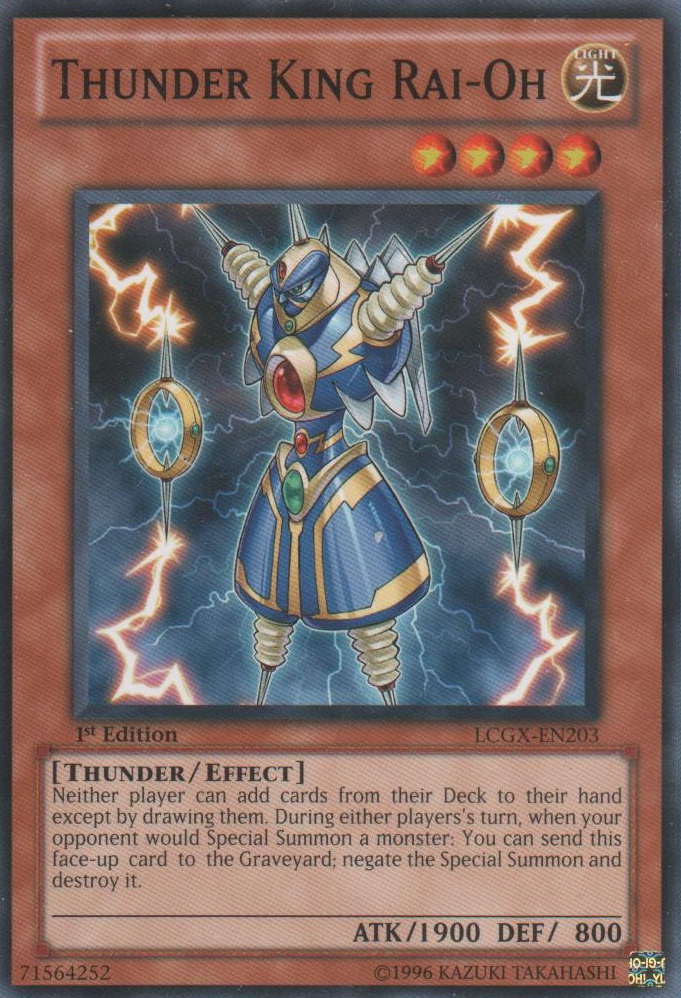 Thunder King Rai-Oh [LCGX-EN203] Common | The CG Realm