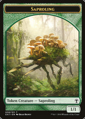 Saproling // Elf Knight Double-Sided Token [Guilds of Ravnica Guild Kit Tokens] | The CG Realm