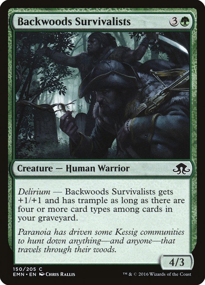 Backwoods Survivalists [Eldritch Moon] | The CG Realm