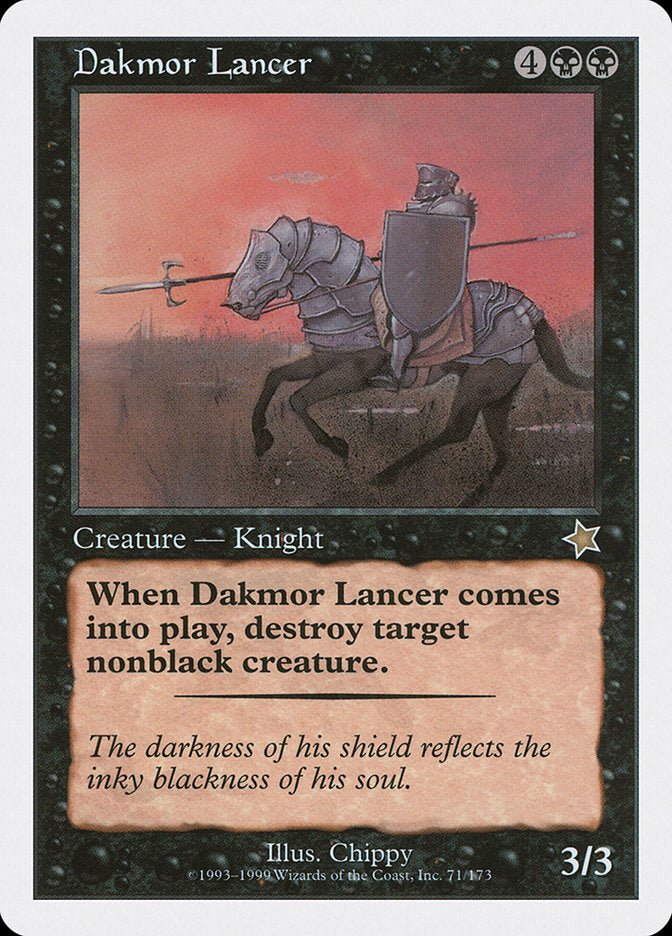 Dakmor Lancer [Starter 1999] | The CG Realm