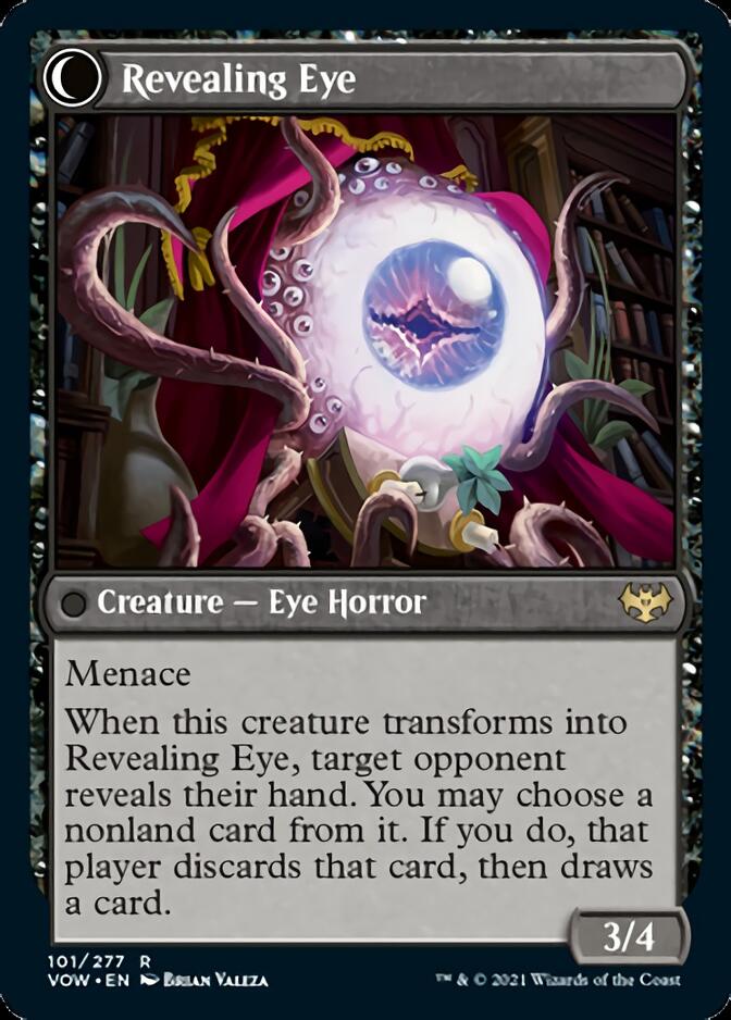 Concealing Curtains (VOW-101) - Innistrad: Crimson Vow: (Double Faced Transform)