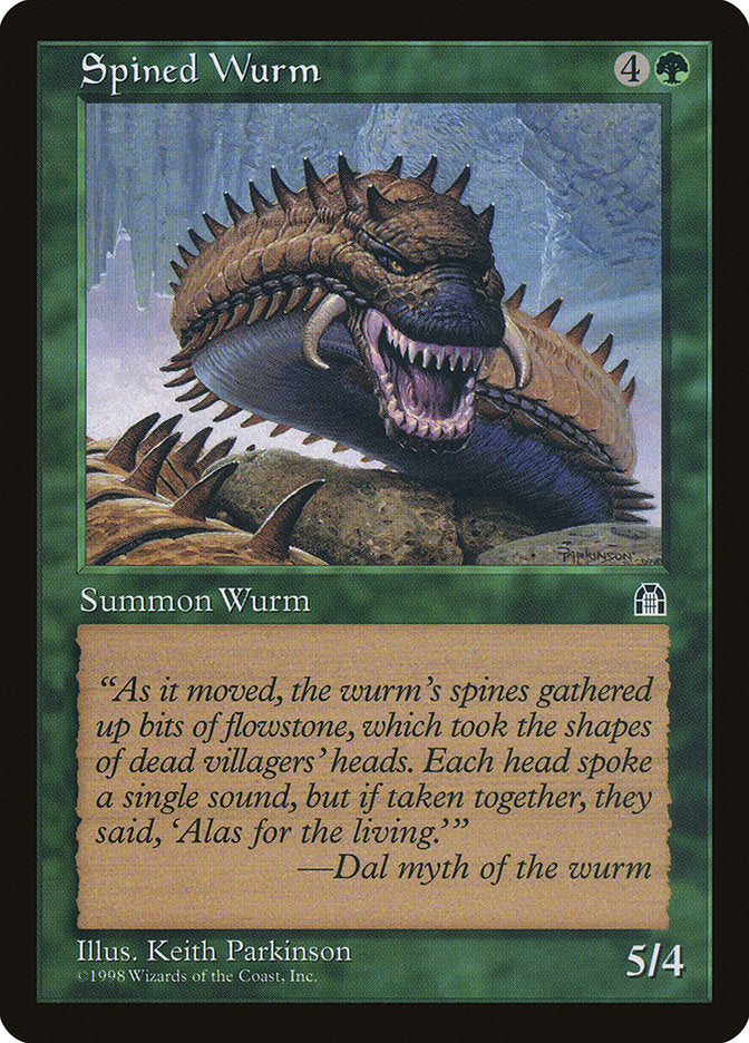 Spined Wurm [Stronghold] | The CG Realm