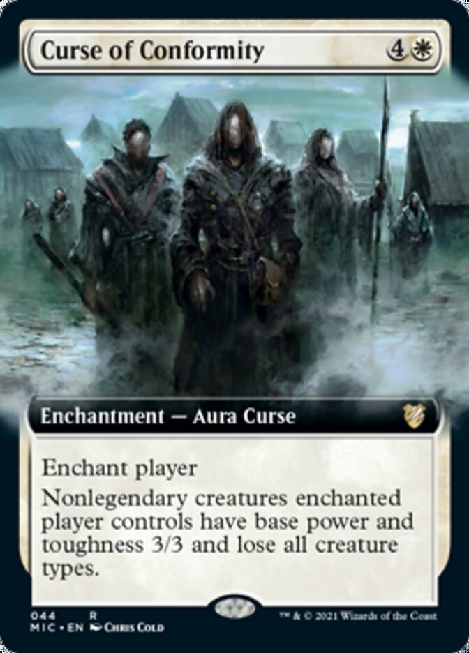 Curse of Conformity (Extended Art) [Innistrad: Midnight Hunt Commander] | The CG Realm