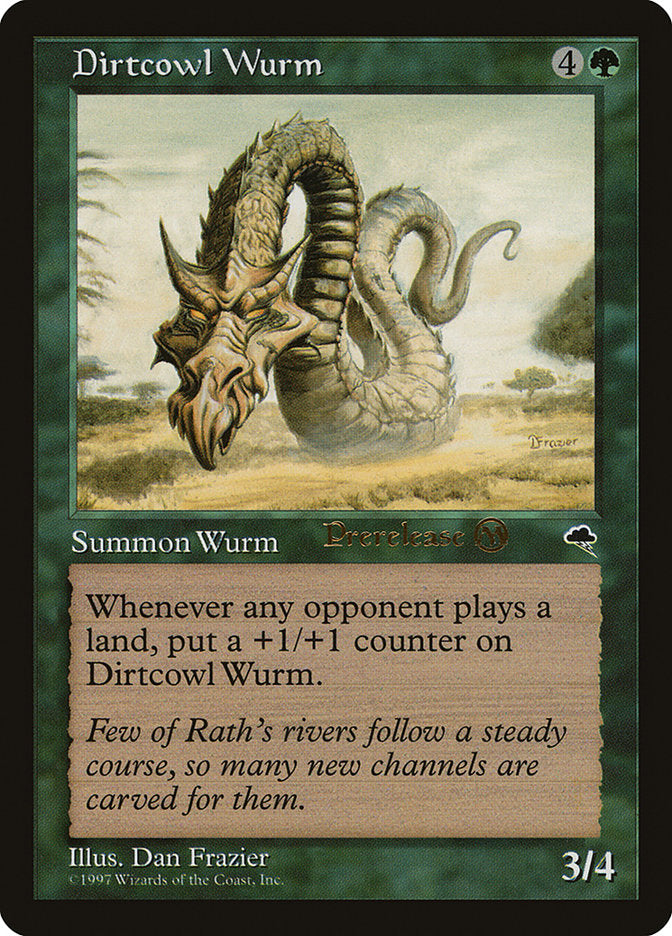 Dirtcowl Wurm [Tempest Promos] | The CG Realm