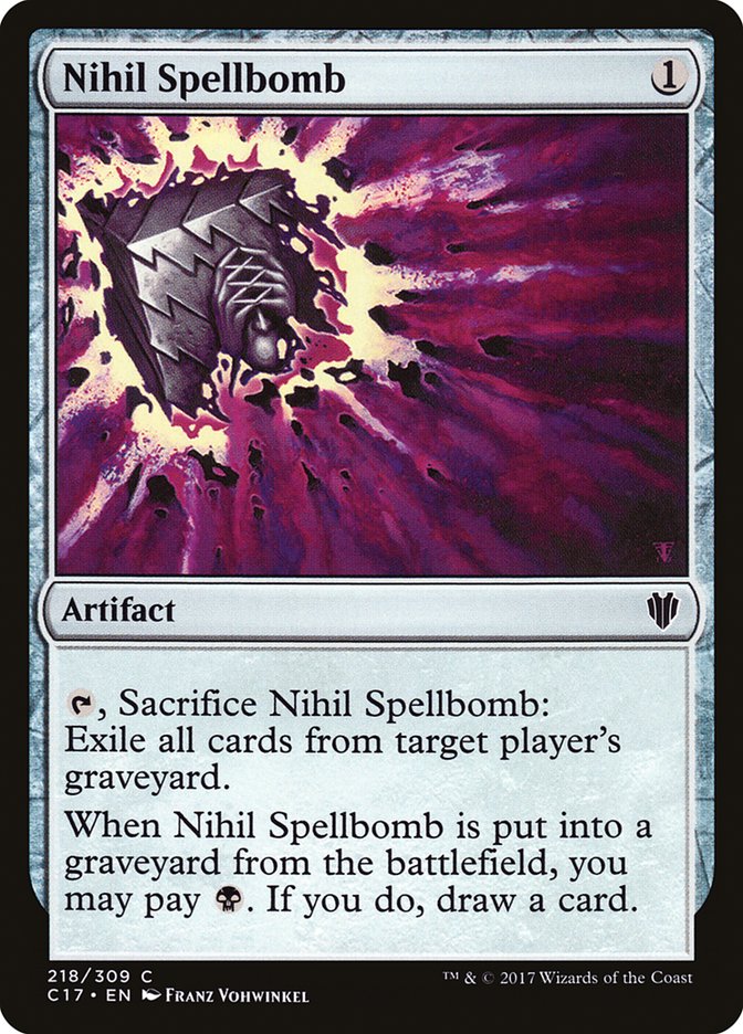 Nihil Spellbomb [Commander 2017] | The CG Realm