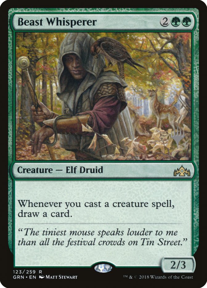 Beast Whisperer (Promo Pack) [Guilds of Ravnica Promos] | The CG Realm