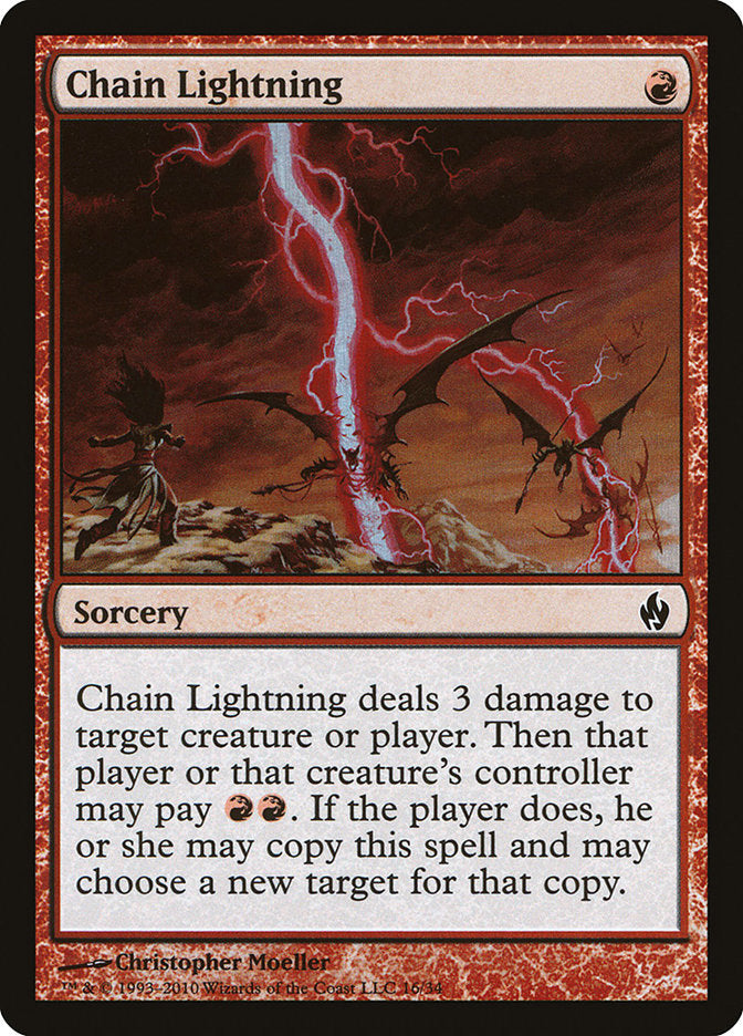 Chain Lightning [Premium Deck Series: Fire and Lightning] | The CG Realm
