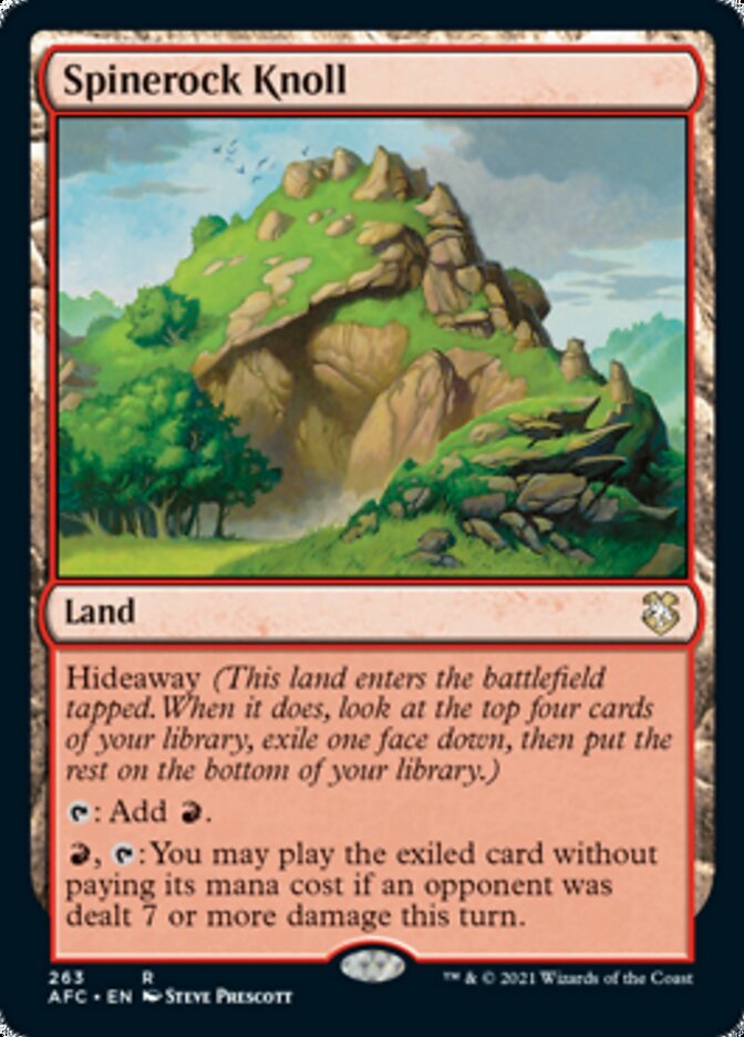 Spinerock Knoll [Dungeons & Dragons: Adventures in the Forgotten Realms Commander] | The CG Realm