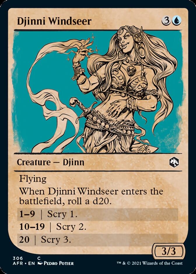 Djinni Windseer (Showcase) [Dungeons & Dragons: Adventures in the Forgotten Realms] | The CG Realm