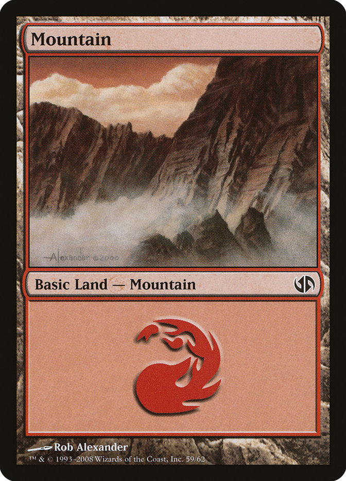 Mountain (59) [Duel Decks: Jace vs. Chandra] | The CG Realm