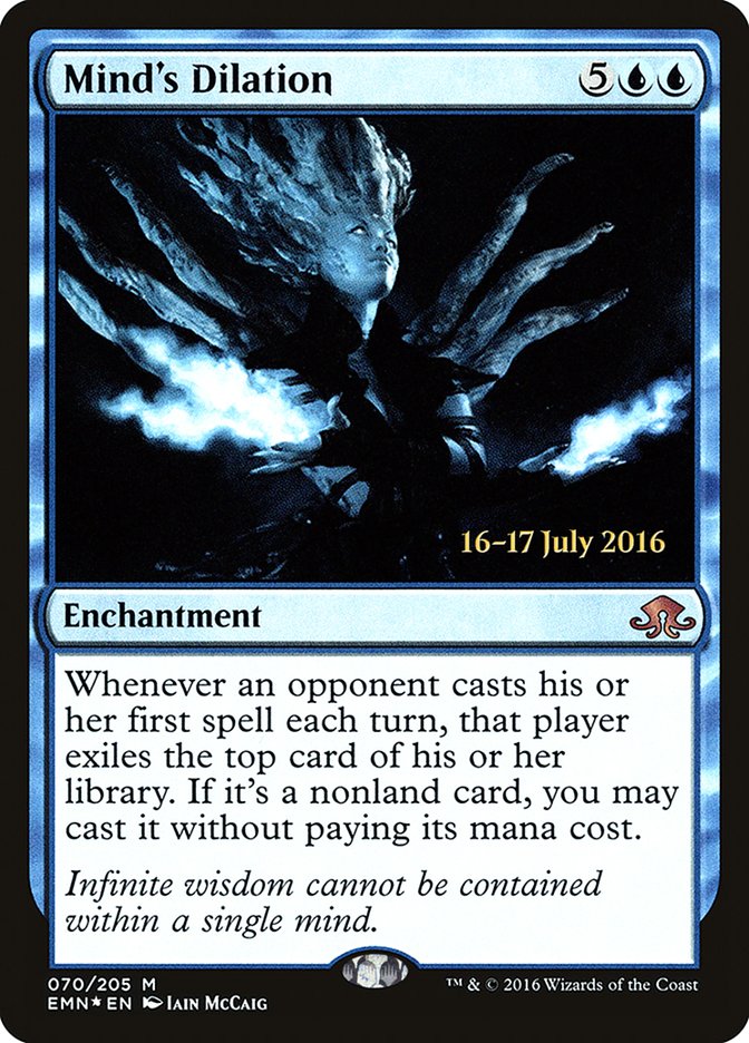 Mind's Dilation [Eldritch Moon Prerelease Promos] | The CG Realm