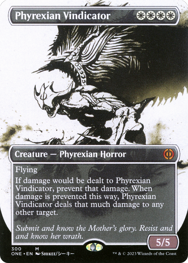 Phyrexian Vindicator (Borderless Ichor) [Phyrexia: All Will Be One] | The CG Realm